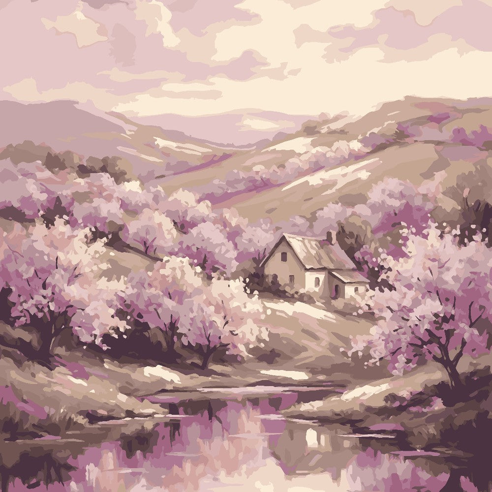 Paint by Numbers - Cherry Orchard Hills