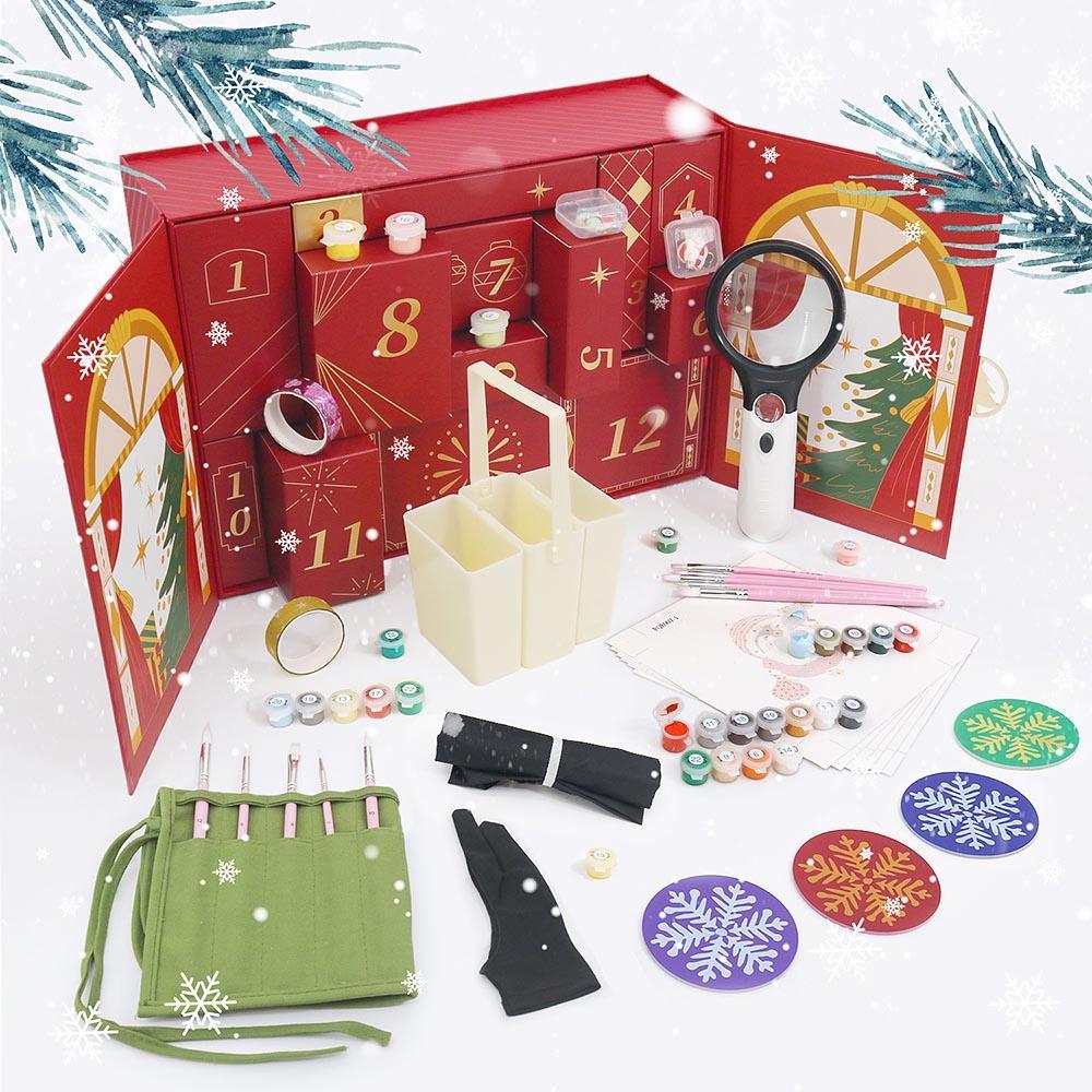 Paint by Numbers - Christmas Advent Calendar - 12 Days