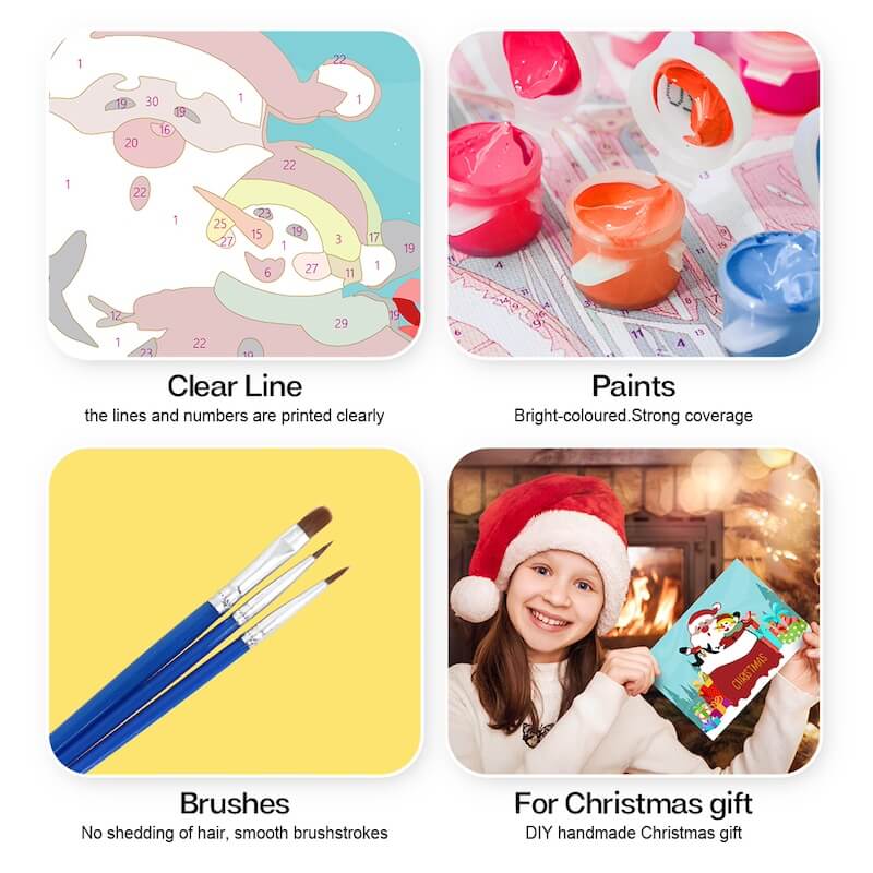 
Paint by Numbers - Christmas Cards | Christmas time