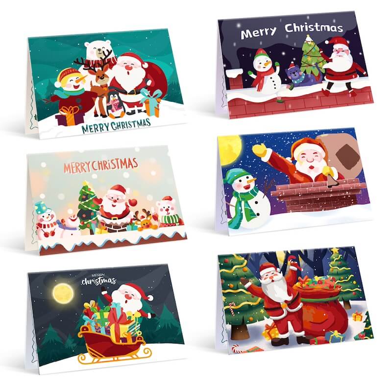 
Paint by Numbers - Christmas Cards | Merry Christmas