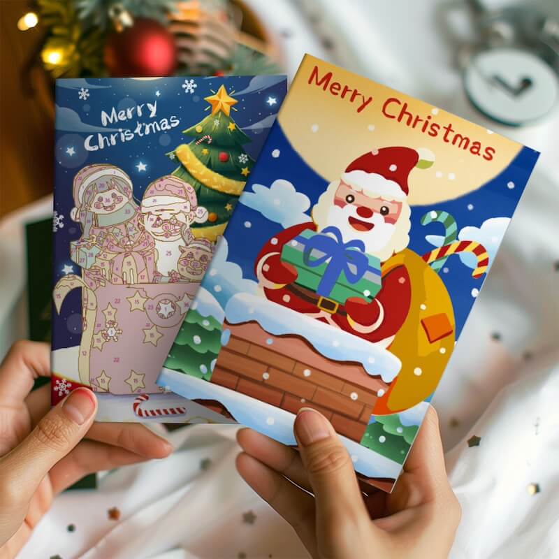 
Paint by Numbers - Christmas Cards | Presents