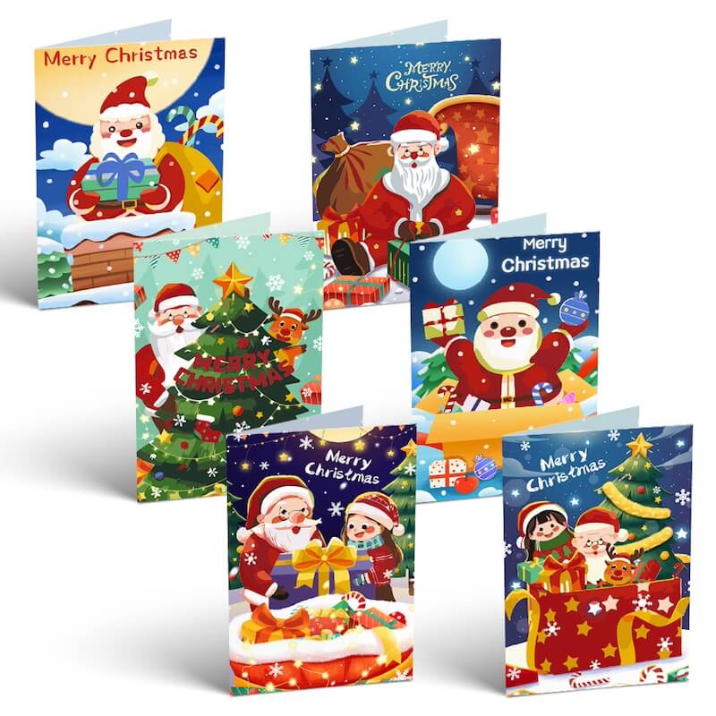 
Paint by Numbers - Christmas Cards | Presents