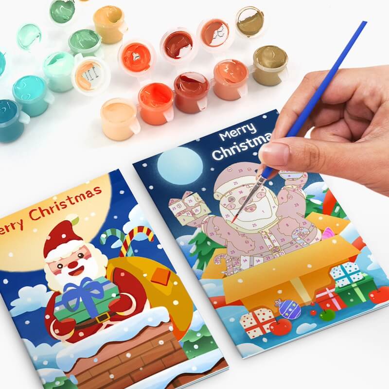 
Paint by Numbers - Christmas Cards | Presents