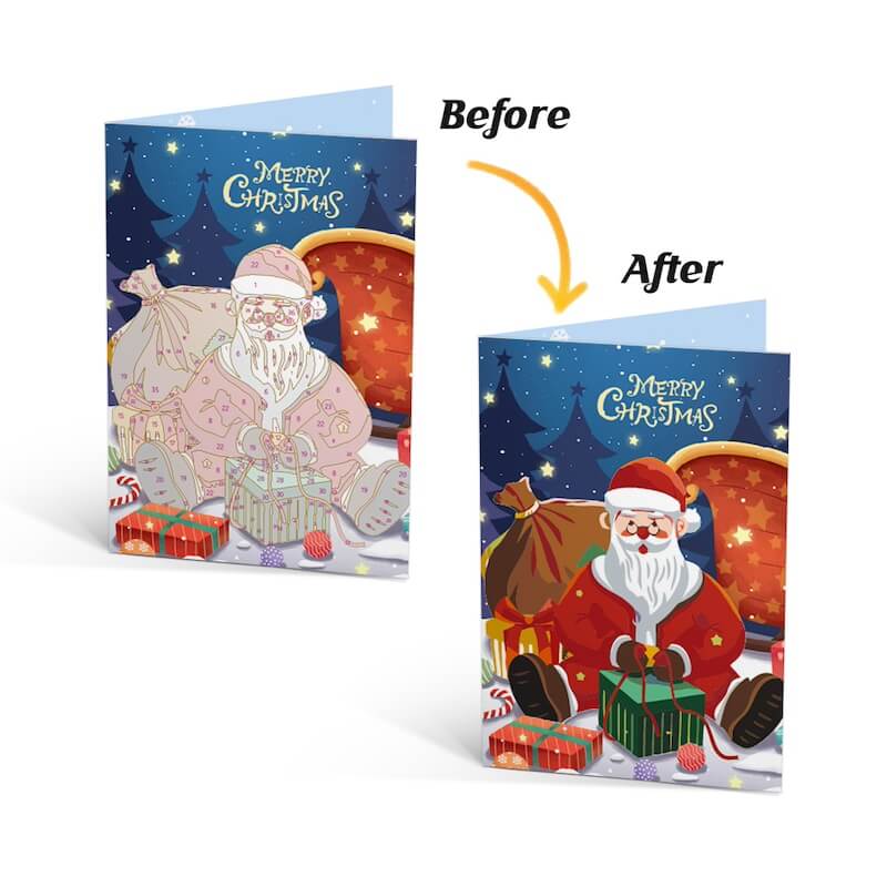 
Paint by Numbers - Christmas Cards | Presents