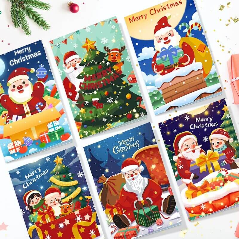 
Paint by Numbers - Christmas Cards | Presents
