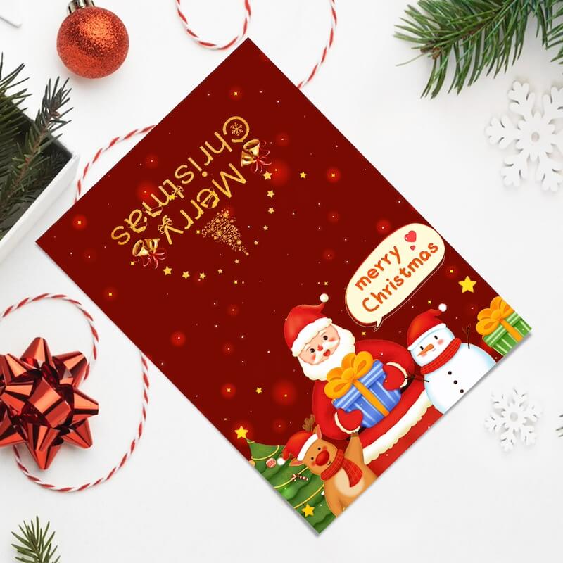 
Paint by Numbers - Christmas Cards | Santa Claus
