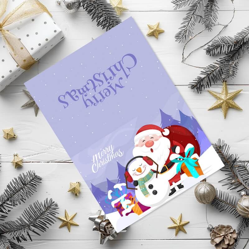 
Paint by Numbers - Christmas Cards | Santa Claus