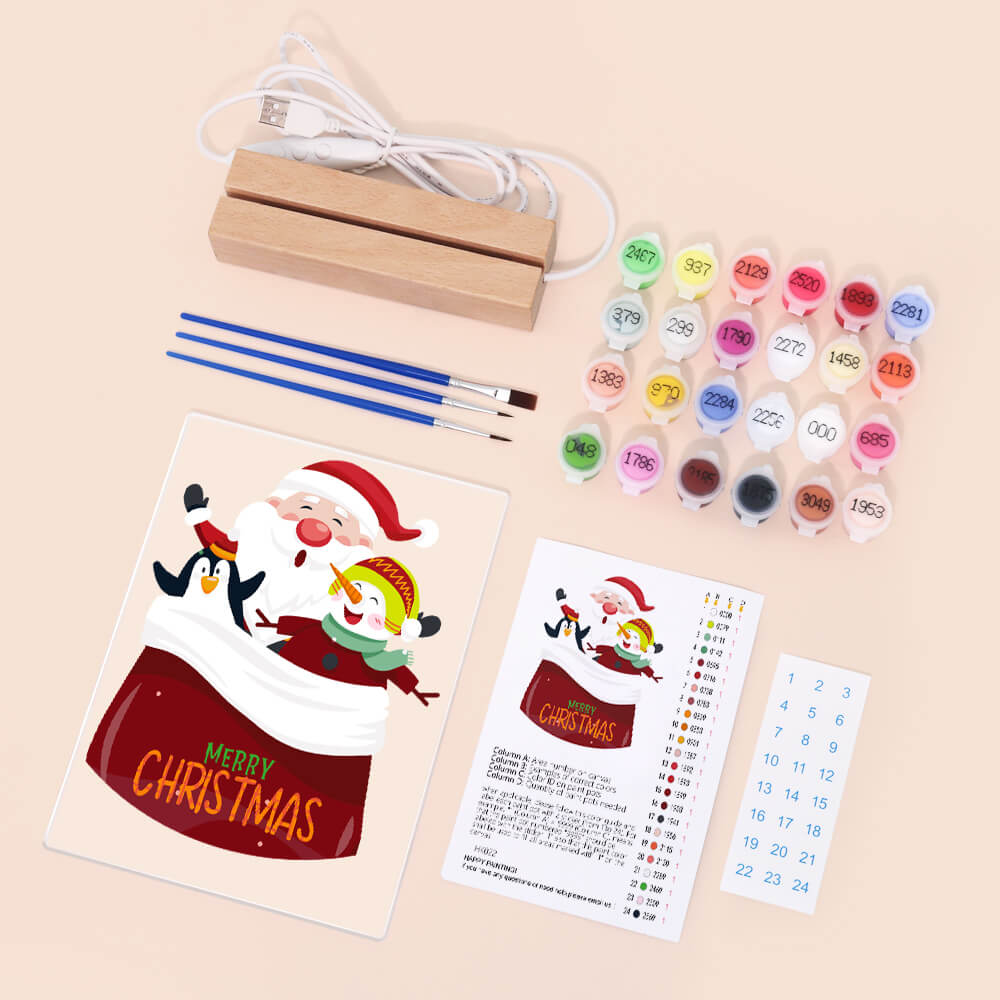
Paint by Numbers -  Christmas Light | Merry Christmas