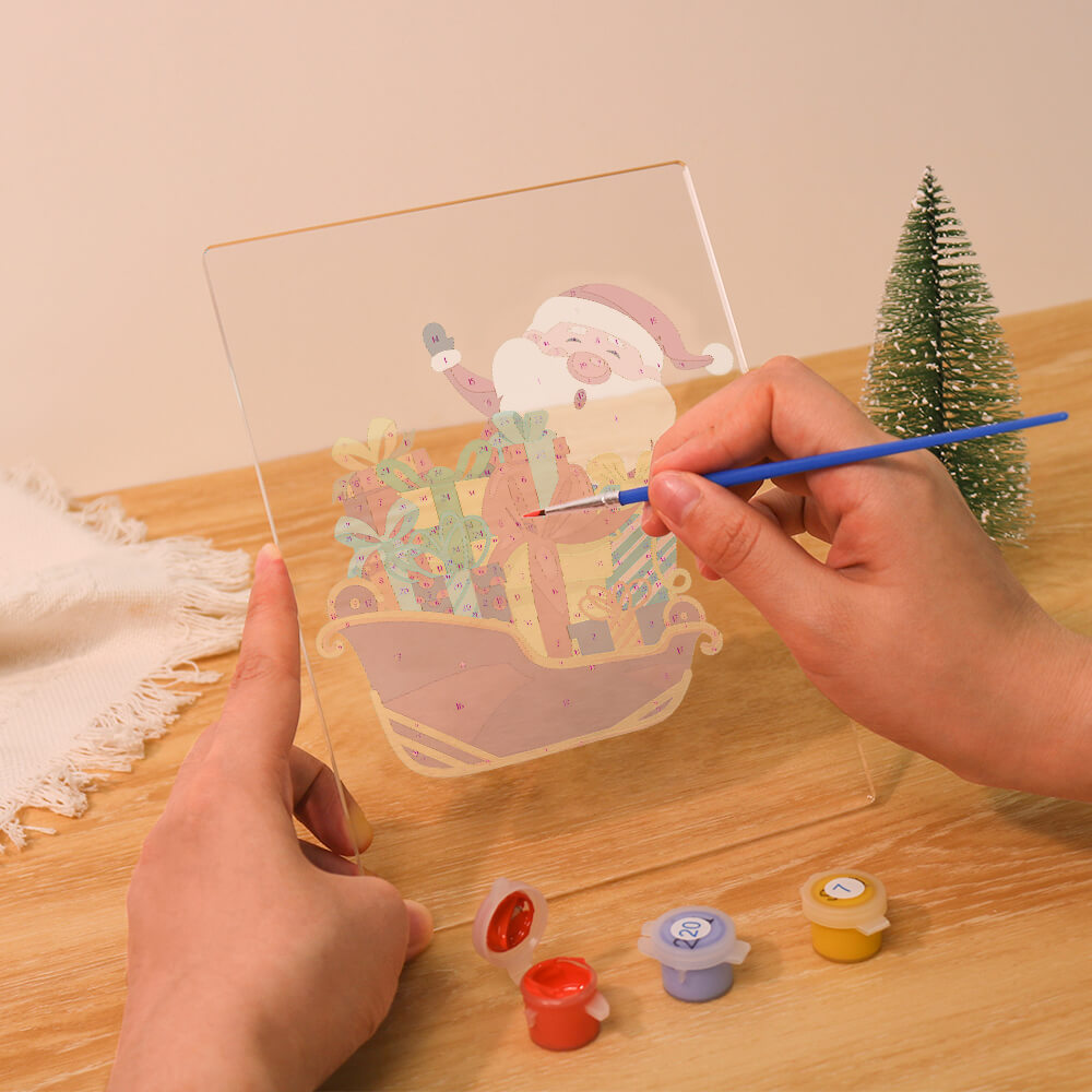 
Paint by Numbers -  Christmas Light | Santa Claus