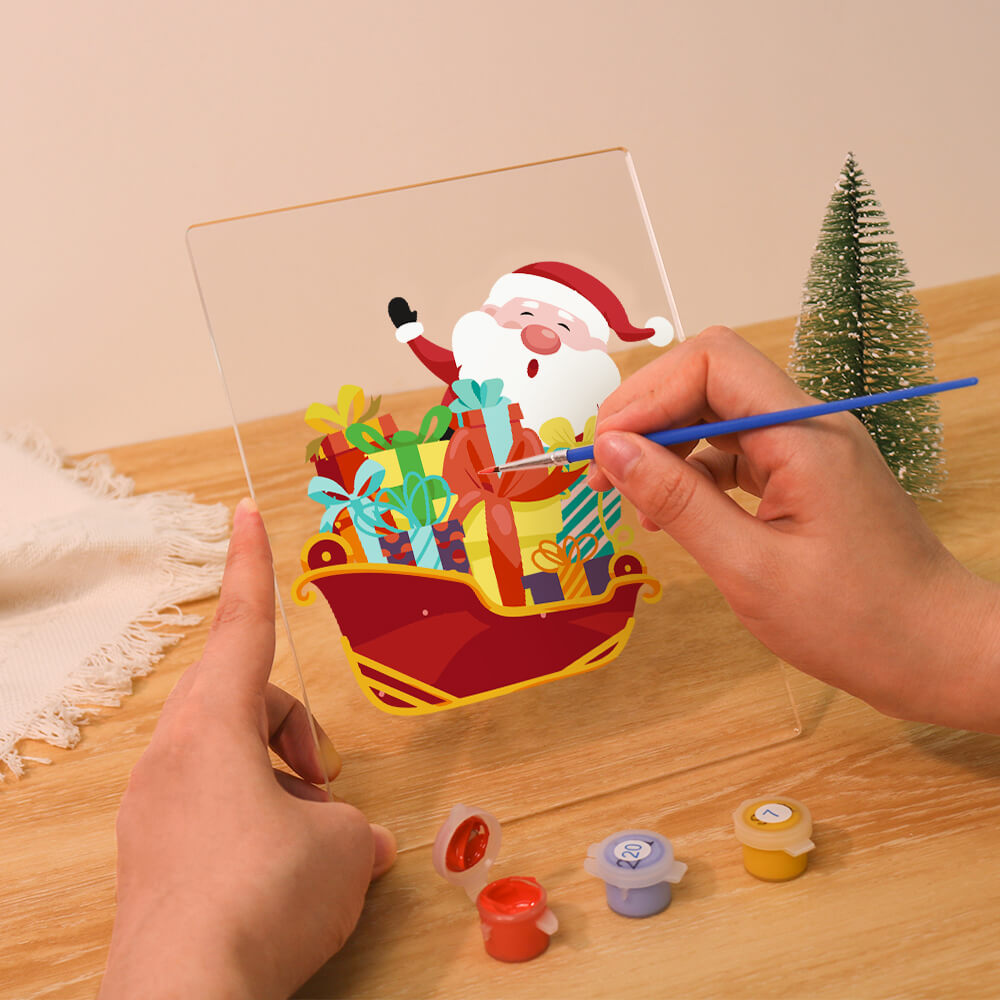 
Paint by Numbers -  Christmas Light | Santa Claus
