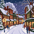 Paint by Numbers - Christmas Village Street