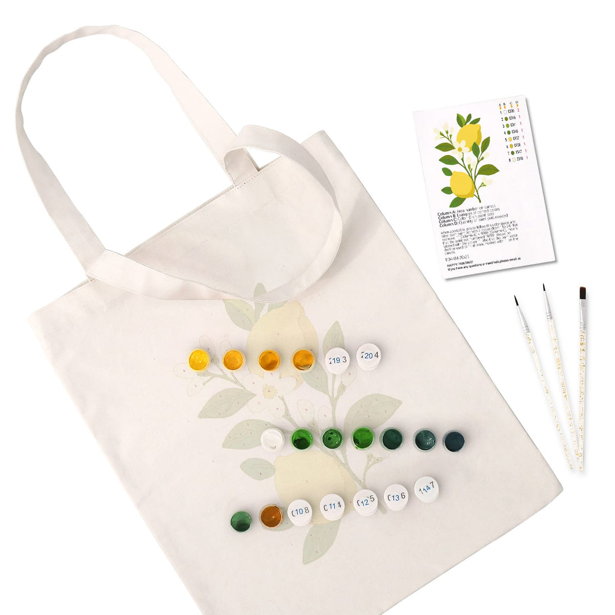 
Paint by Numbers – DIY Bag | Lemon Zest