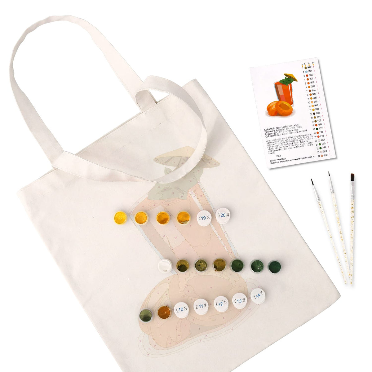 
Paint by Numbers – DIY Totebag | Apricot Juice