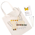 Paint by Numbers – DIY Totebag | Golden Butterfly