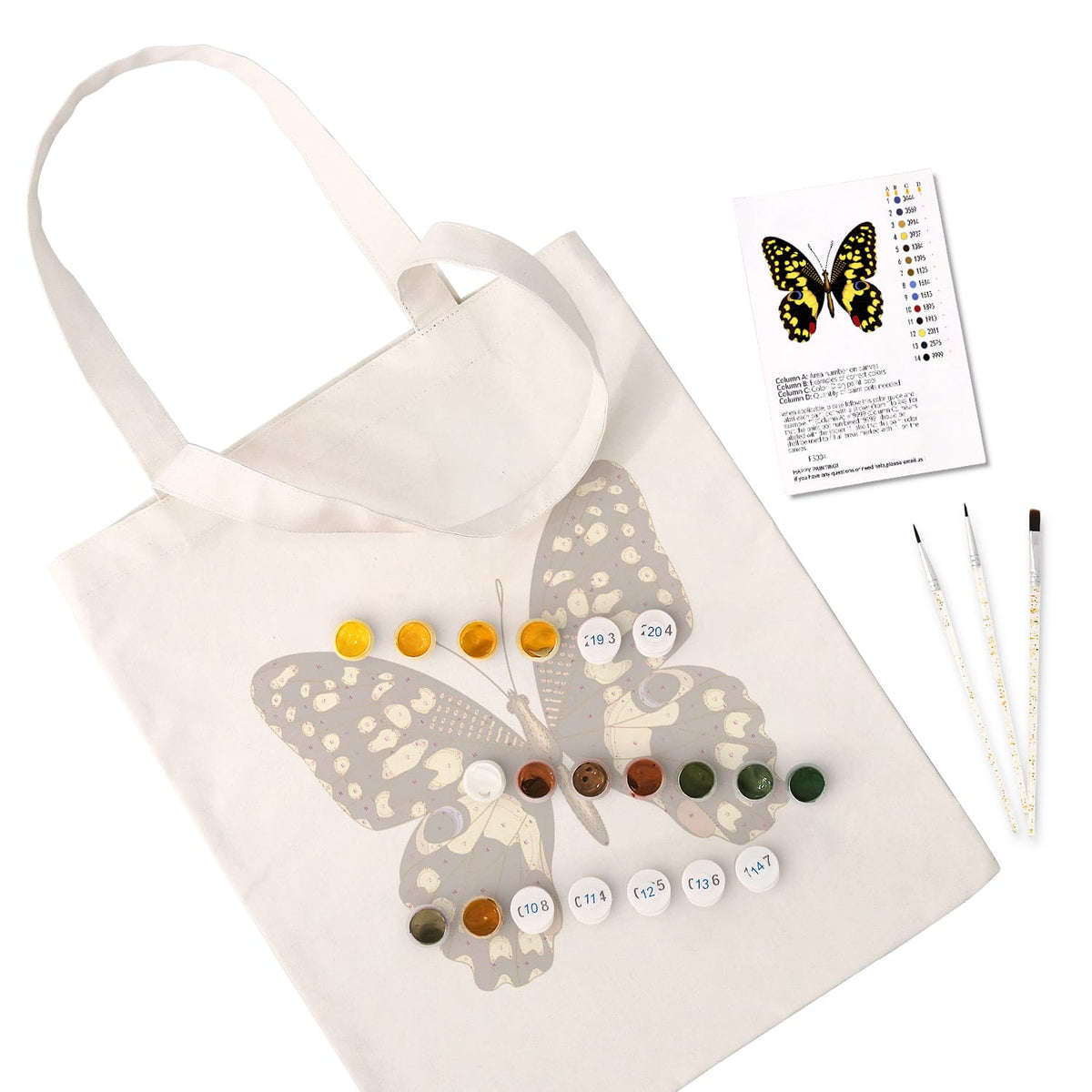 
Paint by Numbers – DIY Totebag | Monarch Noir