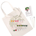 Paint by Numbers – DIY Totebag | Pink Bellflower