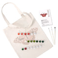 Paint by Numbers – DIY Totebag | Pink Leopard Butterfly