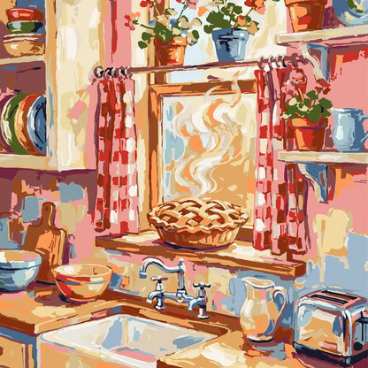 Paint by Numbers - Grandma's Kitchen