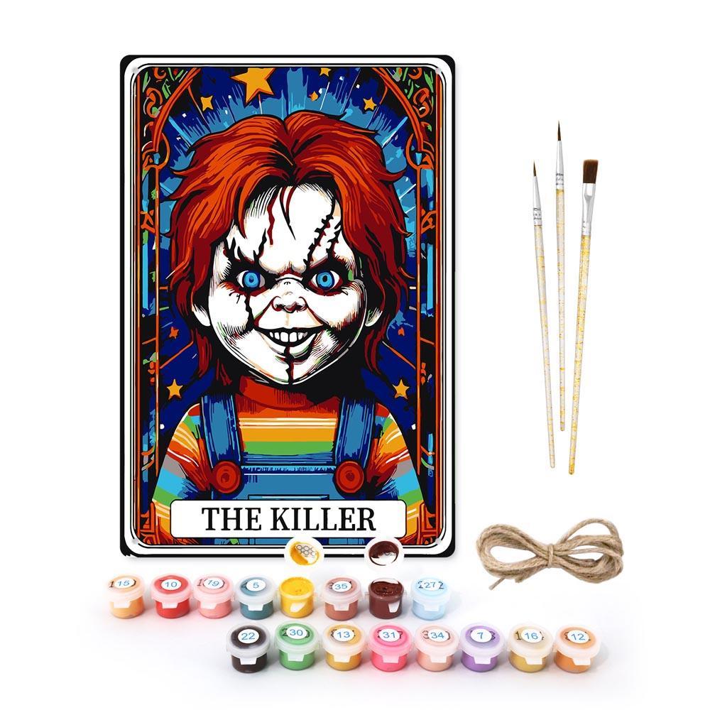 
Paint by Numbers – Horror Doll Art | The Killer