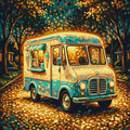 Paint by Numbers - Ice Cream Truck on a Summer Day