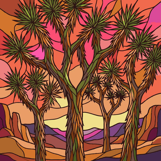 Paint by Numbers - Joshua Tree Sunset