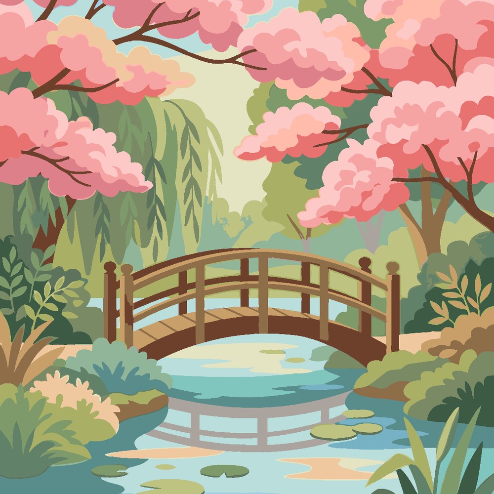 Paint by Numbers - Mountain Wildflower Trail