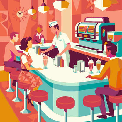 Paint by Numbers - Old Soda Fountain