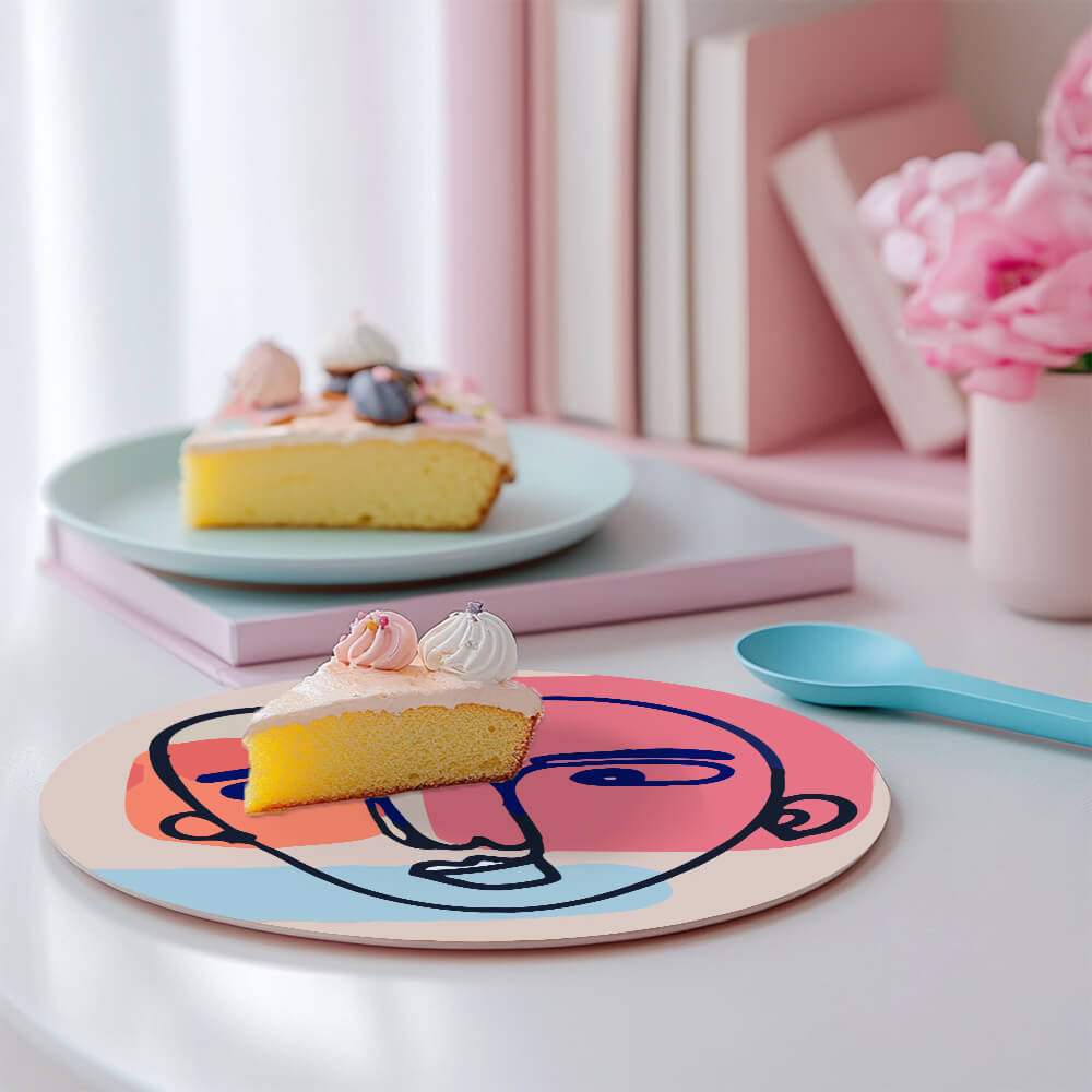 
Paint by Numbers - Placemats | Abstract Faces