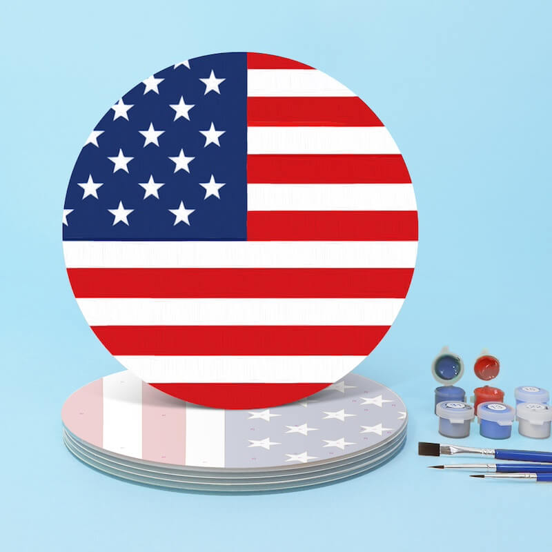 
Paint by Numbers - Placemats | America