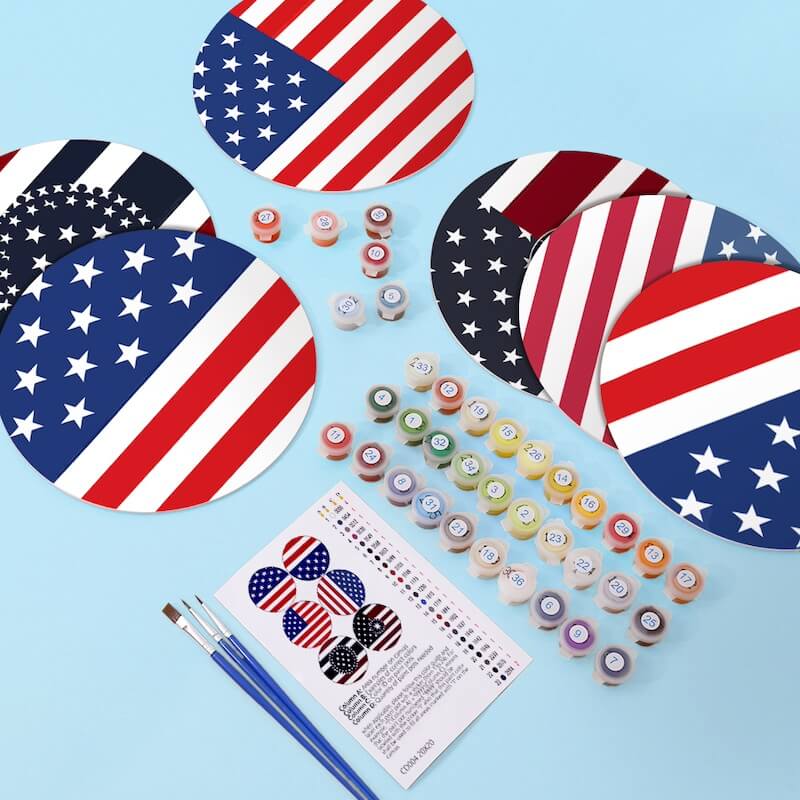 
Paint by Numbers - Placemats | America