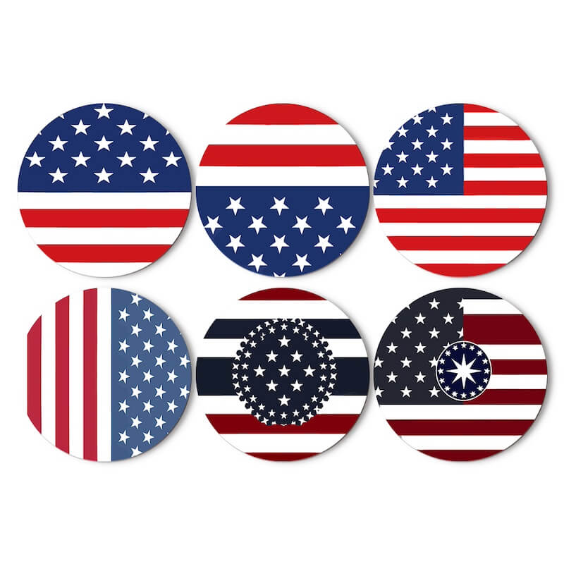 
Paint by Numbers - Placemats | America