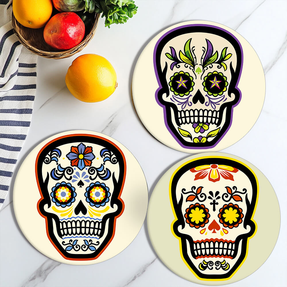 
Paint by Numbers - Placemats | Calavera
