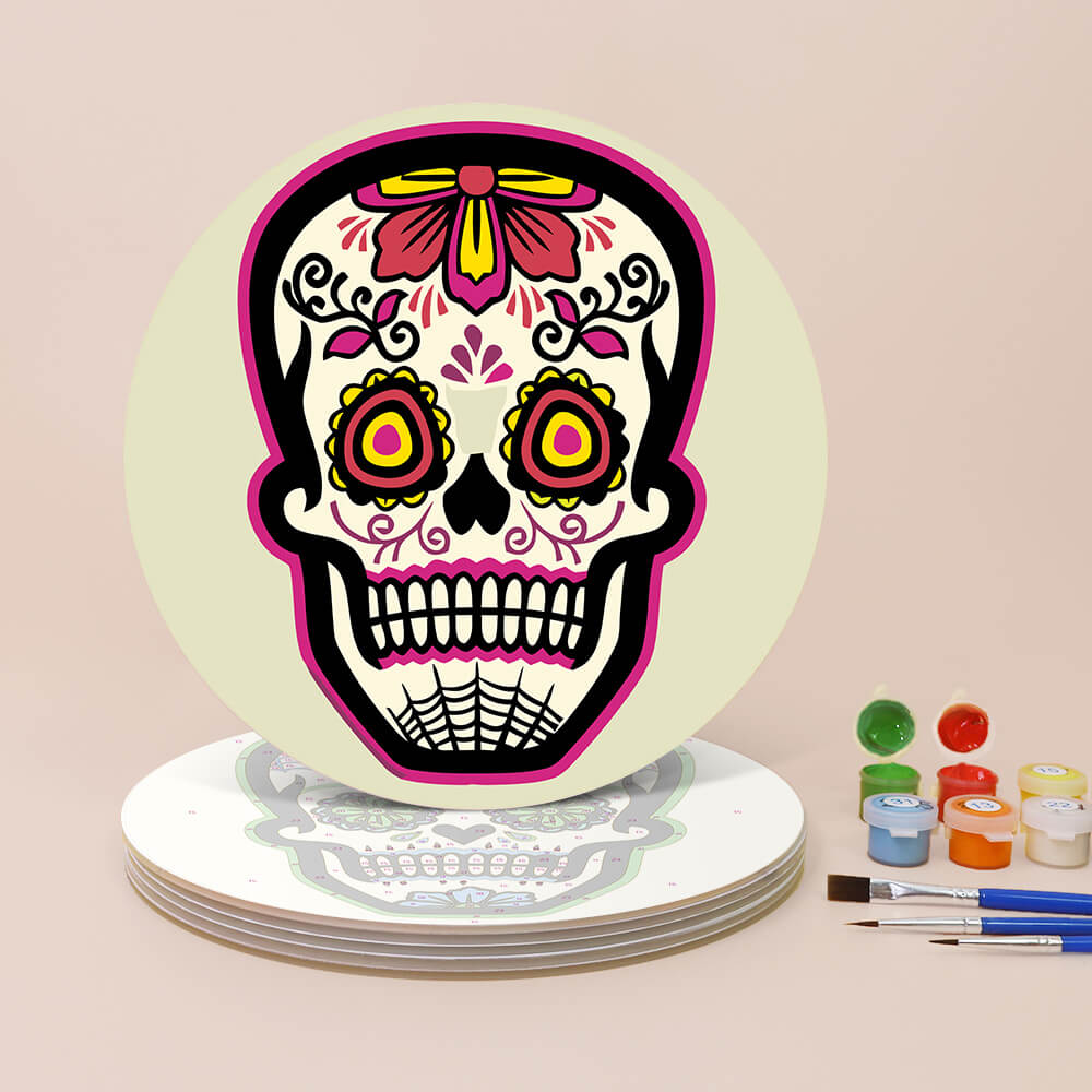 
Paint by Numbers - Placemats | Calavera