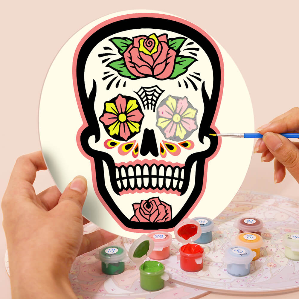 
Paint by Numbers - Placemats | Calavera