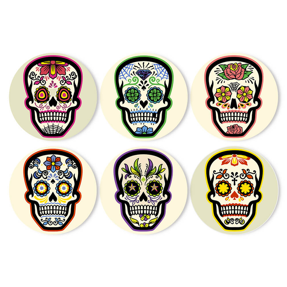 
Paint by Numbers - Placemats | Calavera