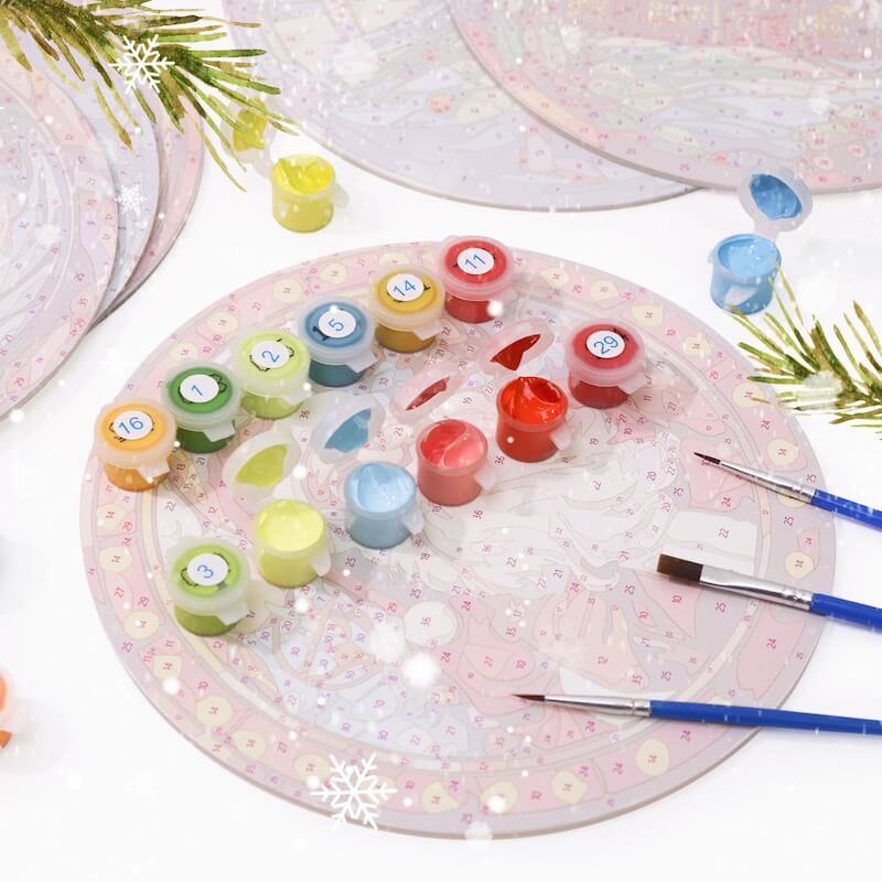 
Paint by Numbers - Placemats | Christmas