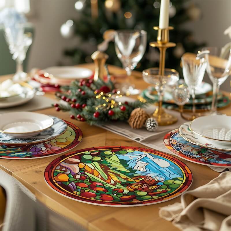 
Paint by Numbers - Placemats | Christmas