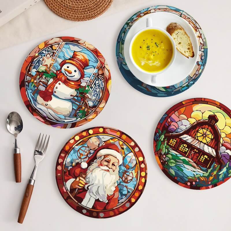 
Paint by Numbers - Placemats | Christmas