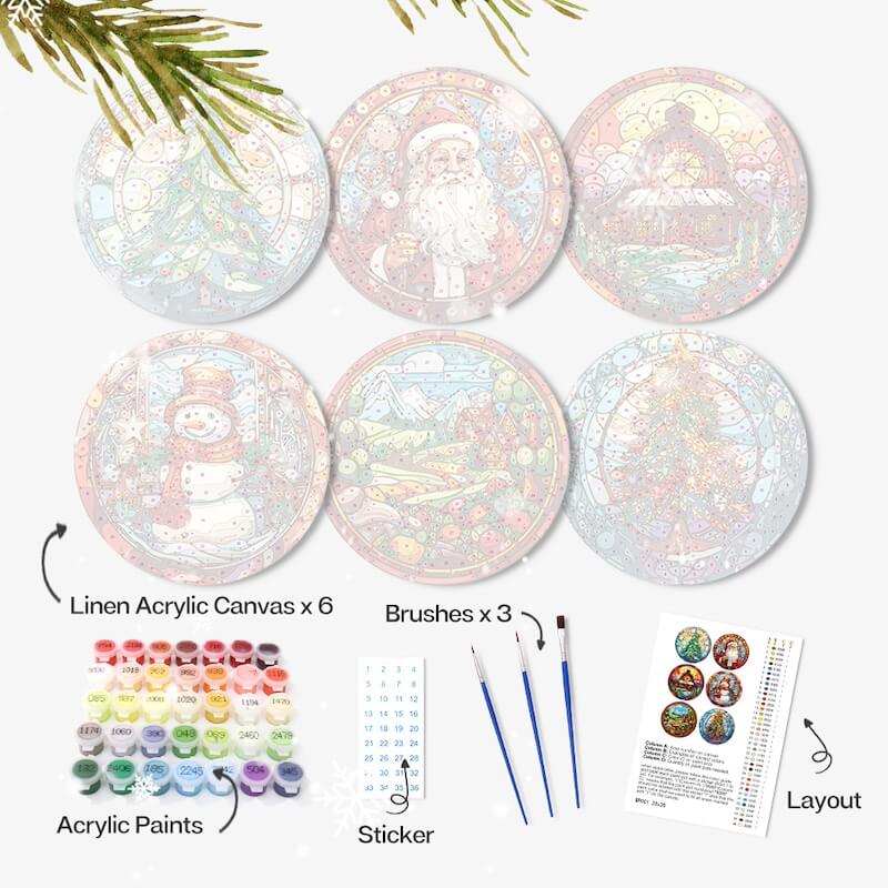 
Paint by Numbers - Placemats | Christmas