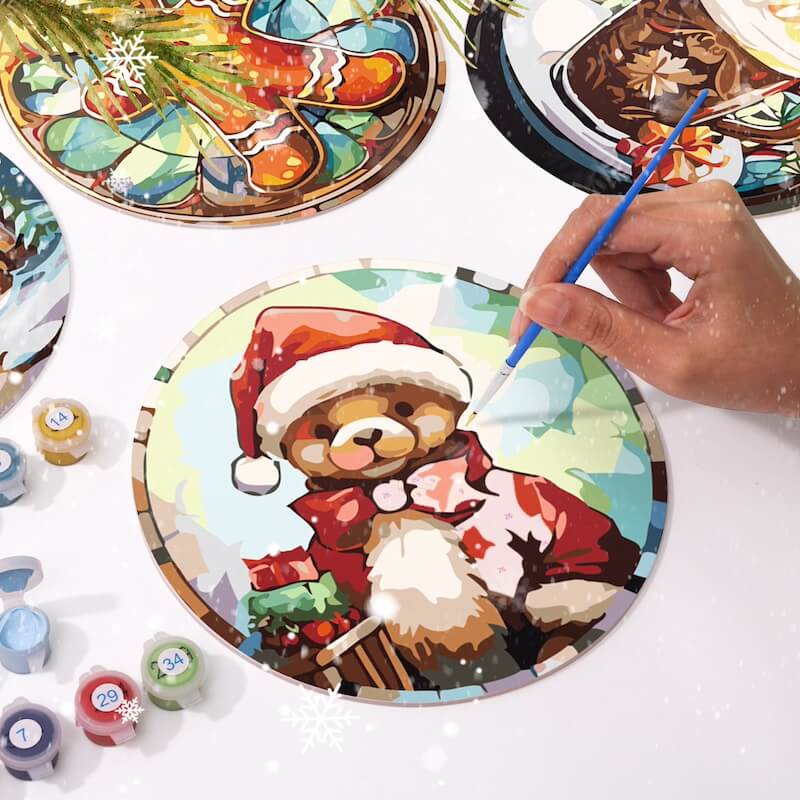 
Paint by Numbers - Placemats | Christmas time