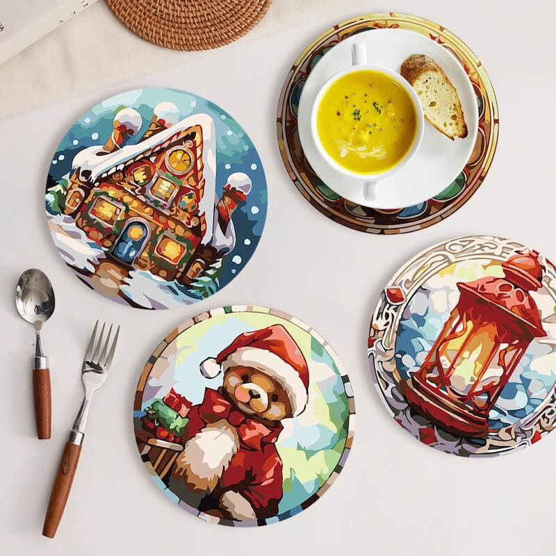 
Paint by Numbers - Placemats | Christmas time