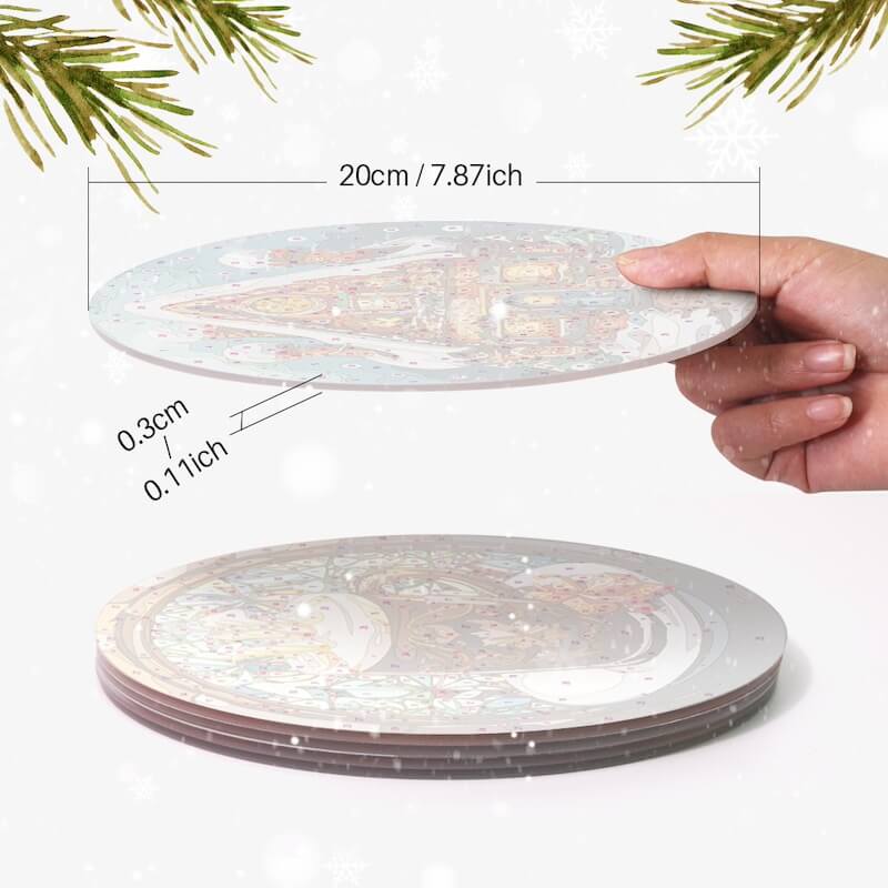 
Paint by Numbers - Placemats | Christmas time