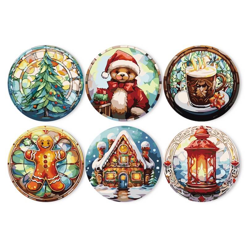 
Paint by Numbers - Placemats | Christmas time