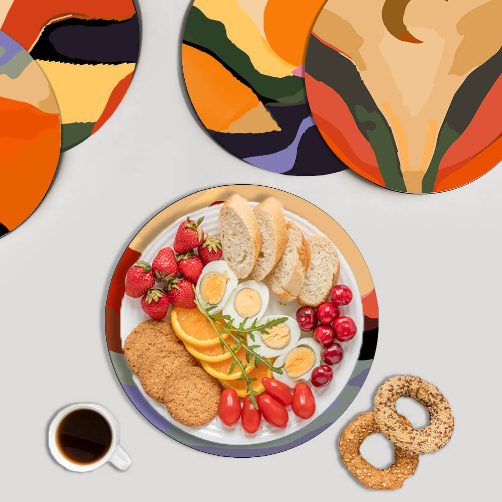 
Paint by Numbers - Placemats | Colorful Nature