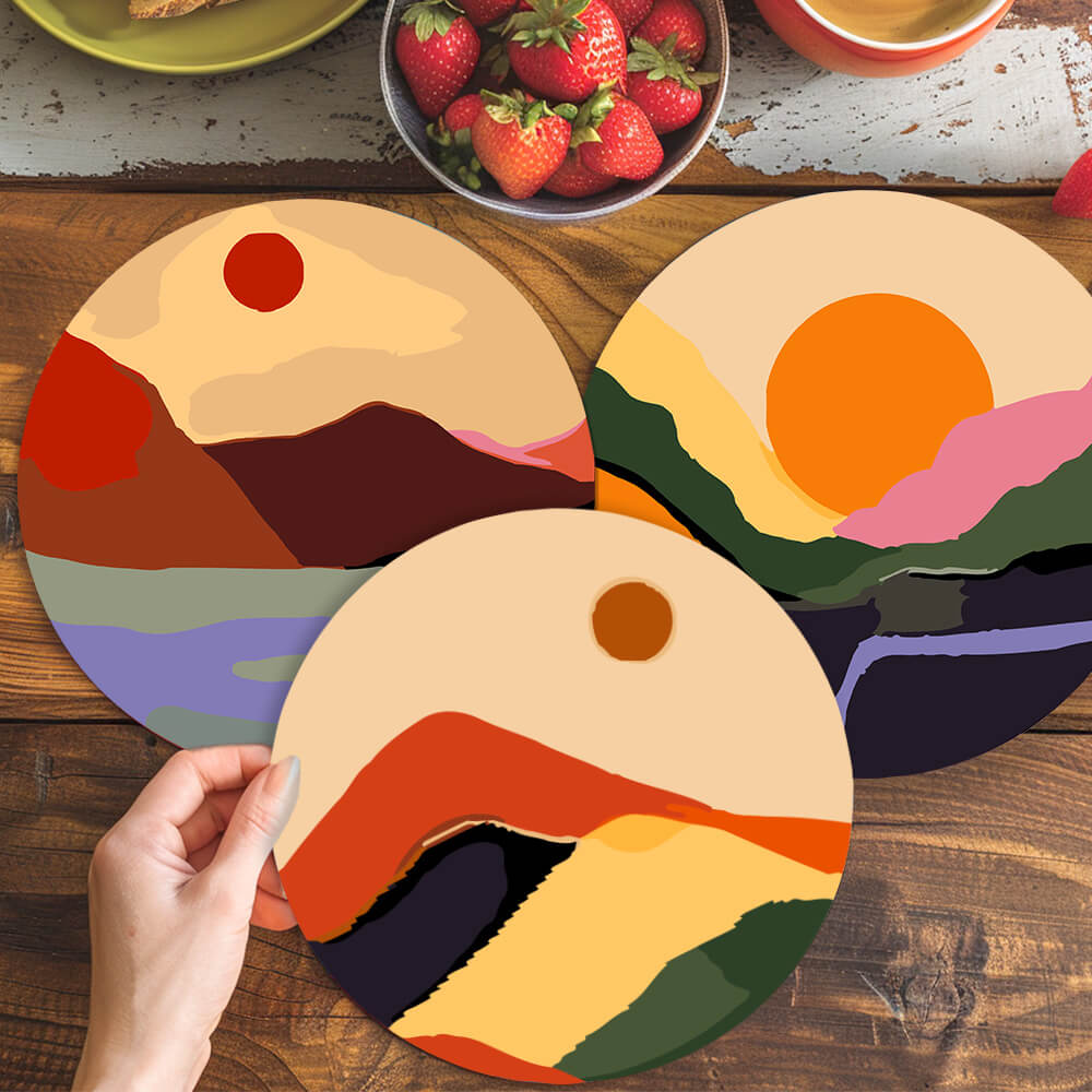 
Paint by Numbers - Placemats | Colorful Nature