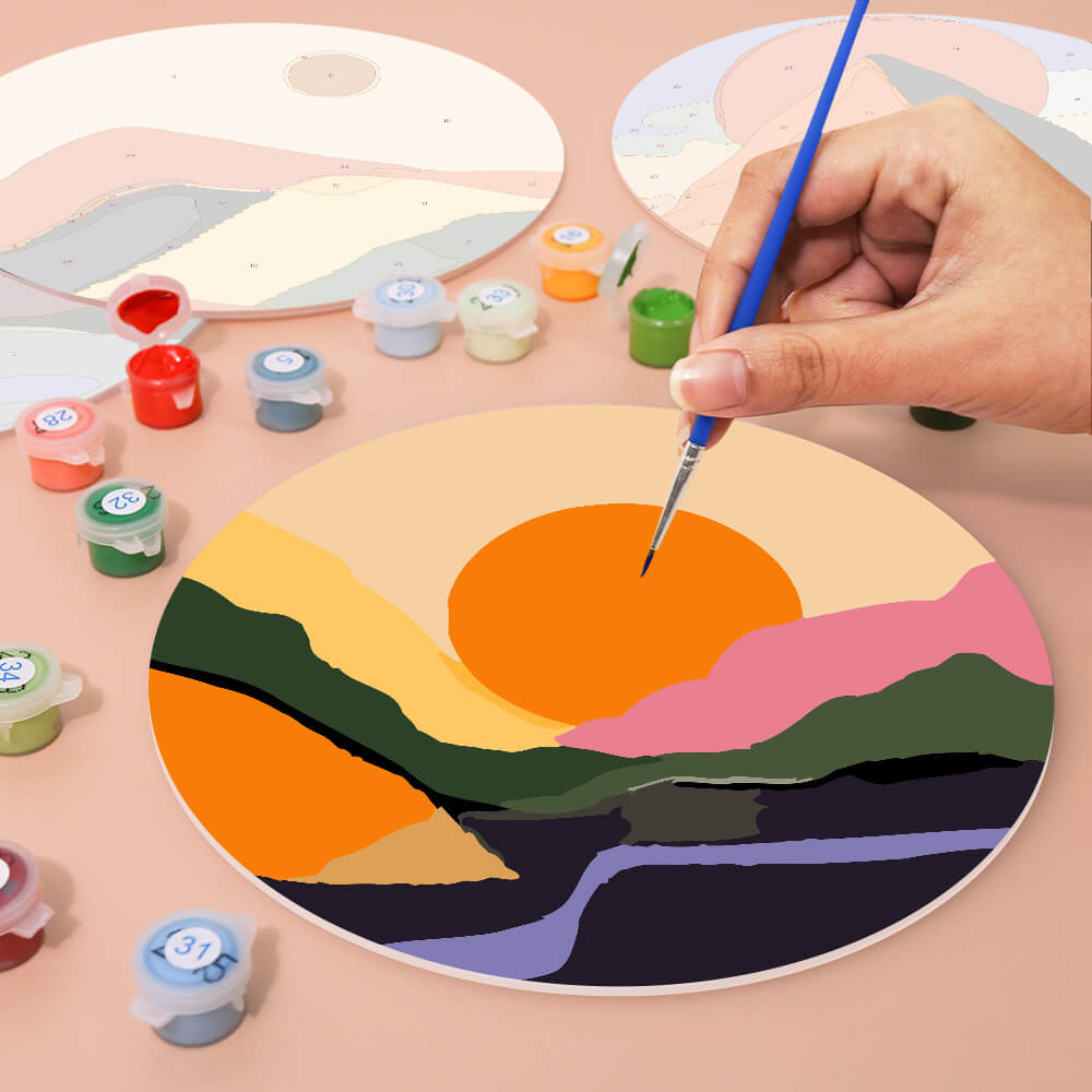 
Paint by Numbers - Placemats | Colorful Nature