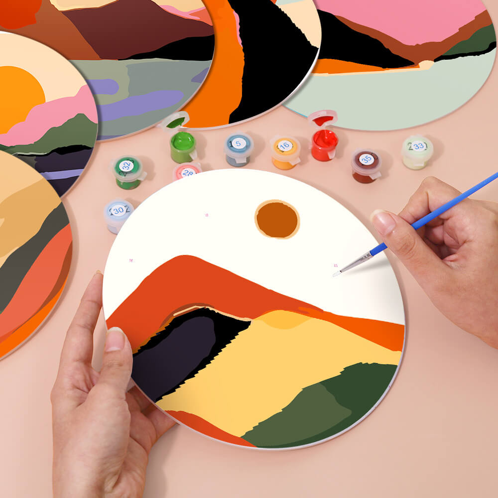 
Paint by Numbers - Placemats | Colorful Nature