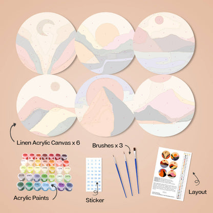 Paint by Numbers - Placemats | Colorful Nature