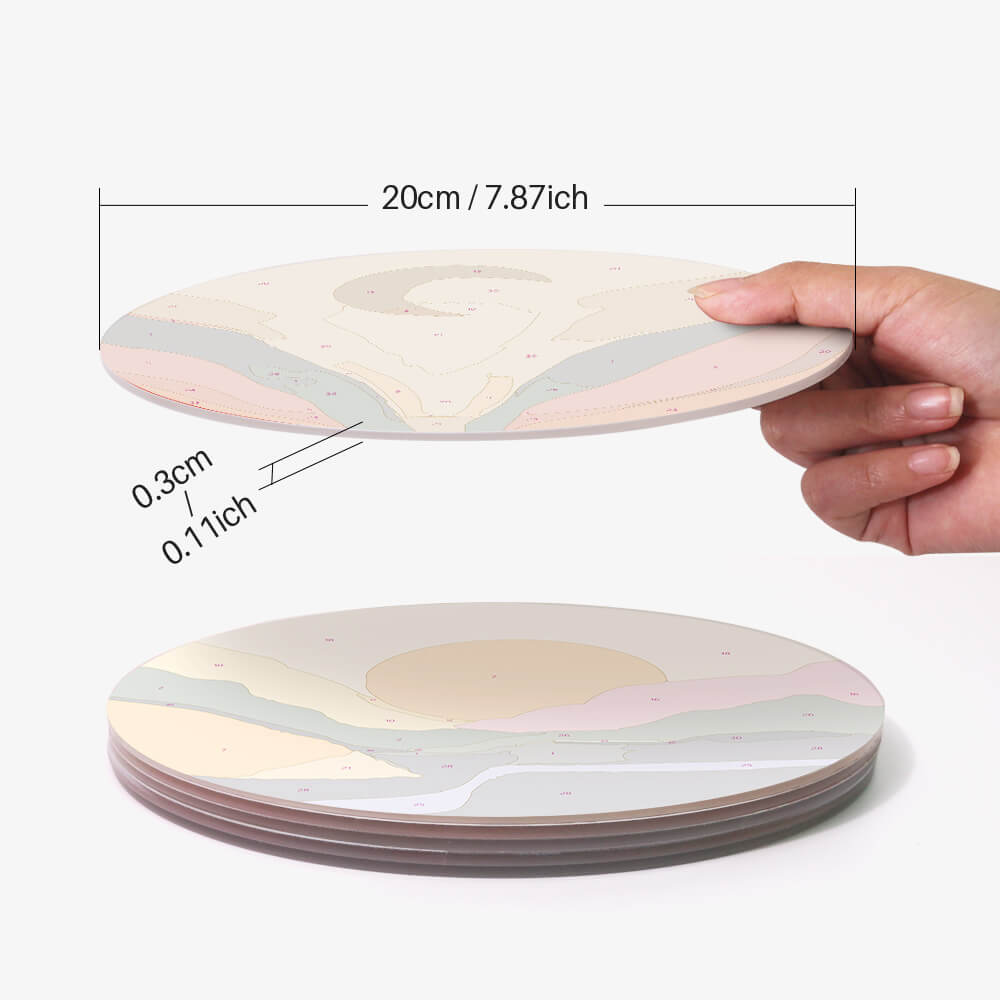 
Paint by Numbers - Placemats | Colorful Nature