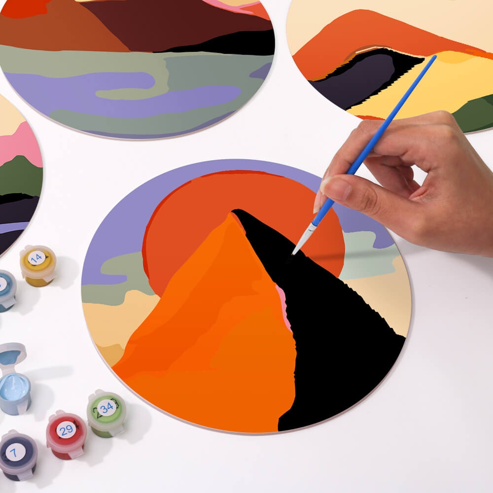 
Paint by Numbers - Placemats | Colorful Nature